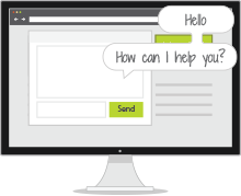 Support via Live Chat